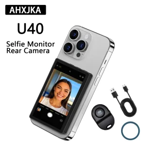 AHXJKA Wireless magnetic Vlog Iphone Selfie Monitor Screen